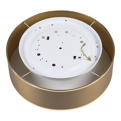 LED taklampa SIRJA LED/36W/230V 4000K Ø 45 cm brun/guldfärgad