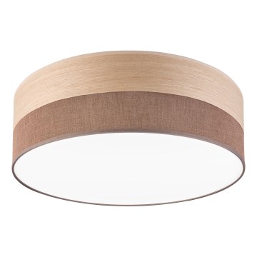 LED taklampa SIRJA WOOD LED/36W/230V diameter 45 cm brun/ek
