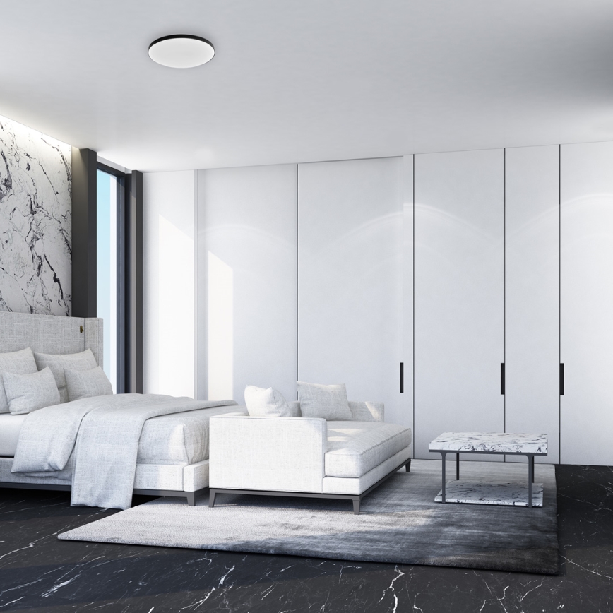 LED taklampa SLIMI LED/18W/230V IP40 svart