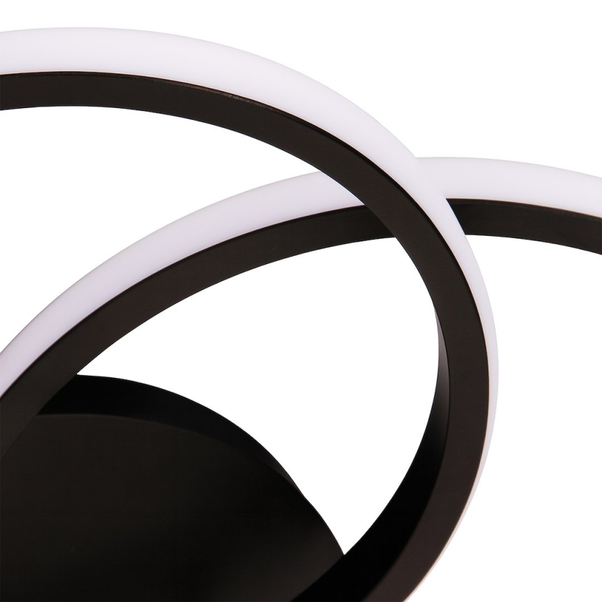 LED taklampa TITANO LED/12W/230V svart
