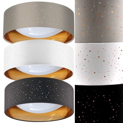 LED taklampa TULUZA LED/18W/230V diameter 32 cm svart