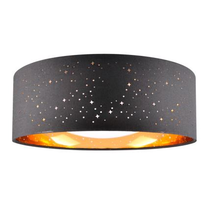 LED taklampa TULUZA LED/18W/230V diameter 32 cm svart