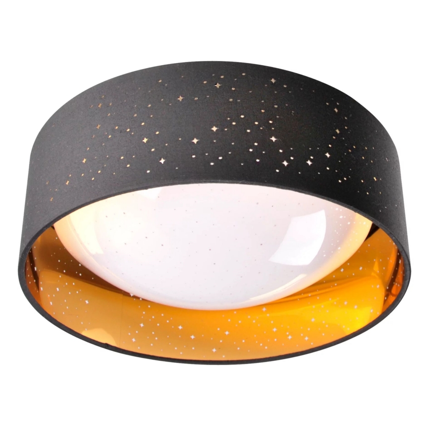 LED taklampa TULUZA LED/18W/230V diameter 32 cm svart