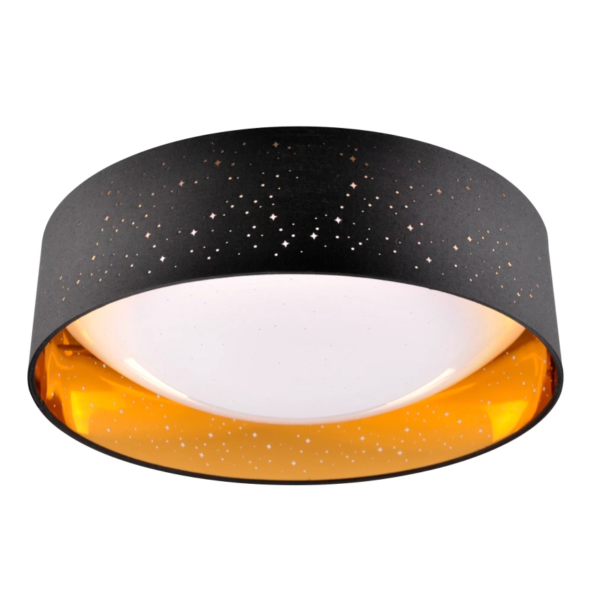 LED taklampa TULUZA LED/24W/230V diameter 40 cm svart