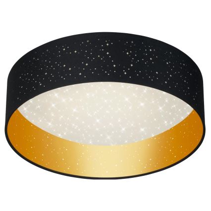 LED taklampa TULUZA LED/24W/230V diameter 40 cm svart