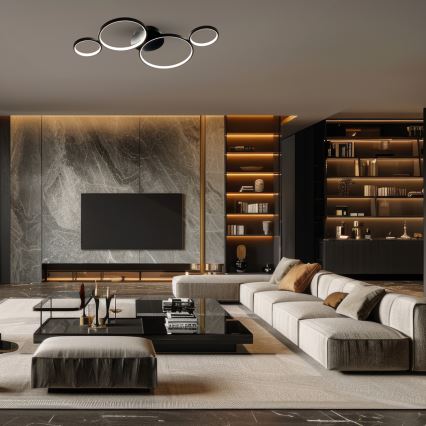 LED taklampa UNIVERSE LED/30W/230V svart