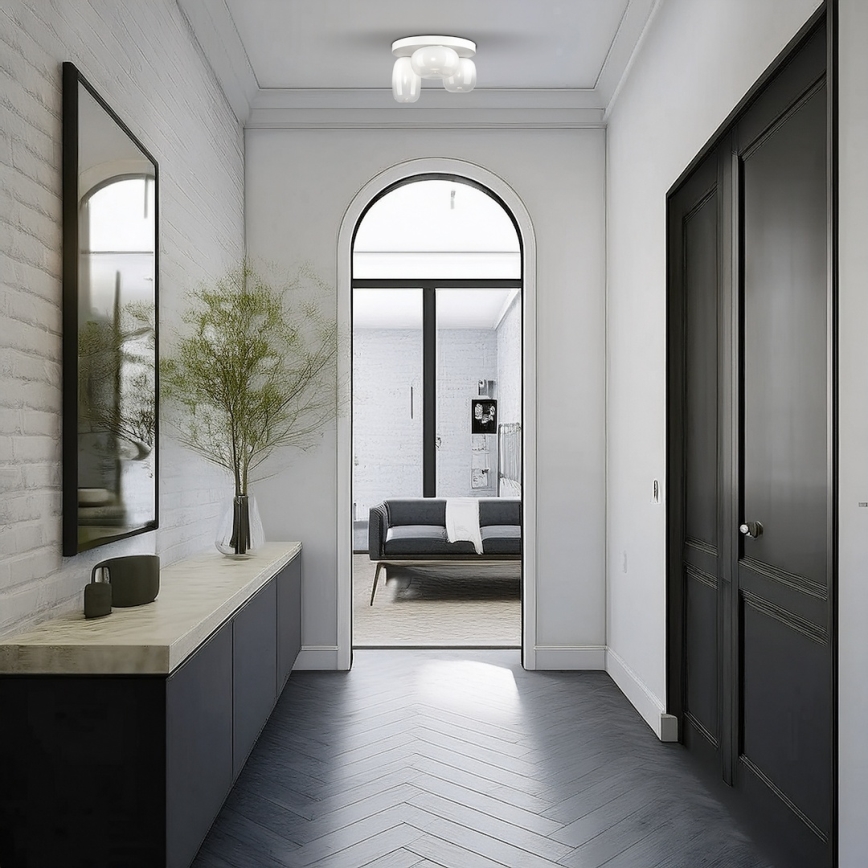 LED taklampa VASO LED/12W/230V diameter 42 cm vit