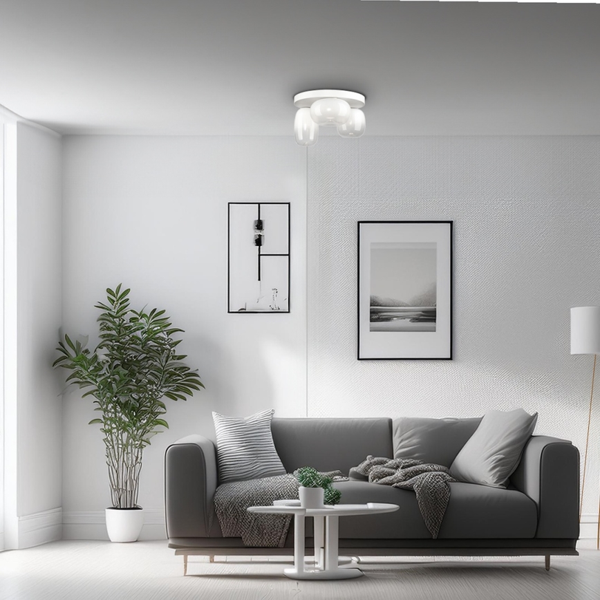 LED taklampa VASO LED/12W/230V diameter 42 cm vit