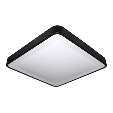 LED taklampa WILTON LED/24W/230V 37,5x37,5 cm svart