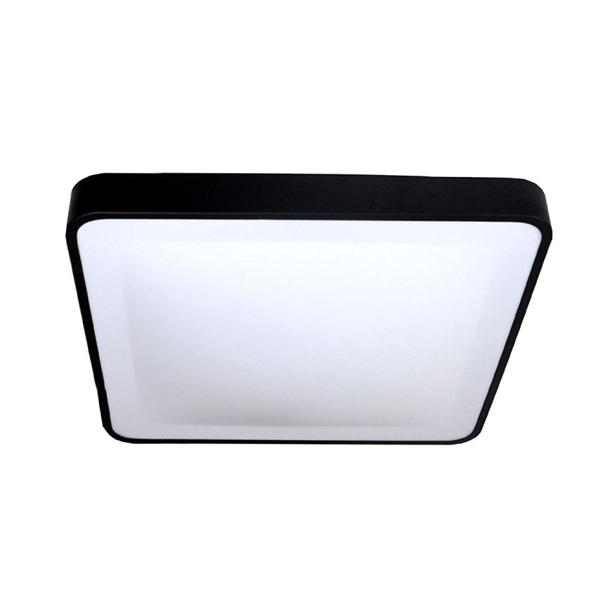 LED taklampa WILTON LED/24W/230V 37,5x37,5 cm svart
