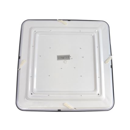 LED taklampa WILTON LED/24W/230V 37,5x37,5 cm svart