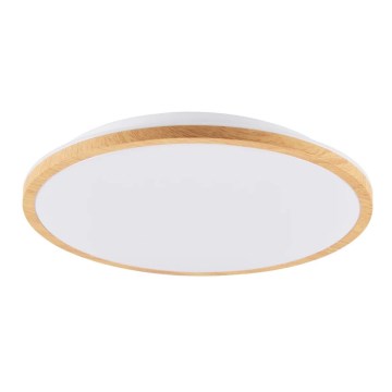 LED taklampa WOODY LED/15W/230V diameter  28 cm