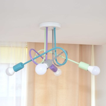 LED Takmonterad taklampa OXFORD 4xE27/10W/230V