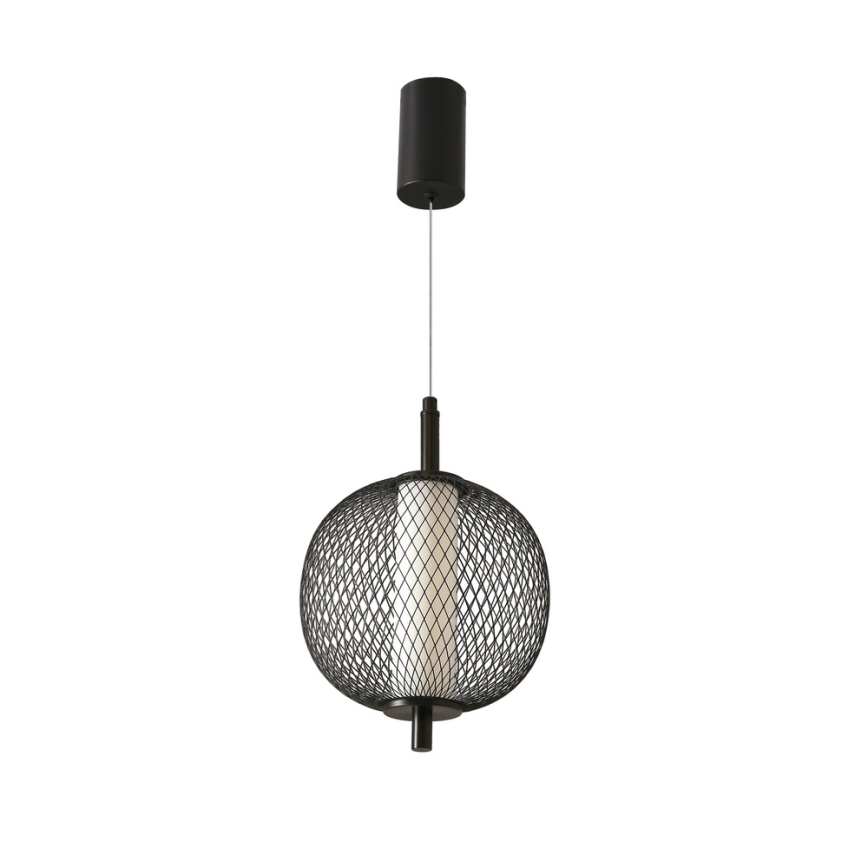 LED-takpendel på sladd PUMA LED/10W/230V Ø 20 cm svart