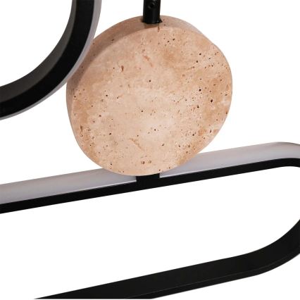 LED-takpendel på vajer FLORENTYNA LED/48W/230V 4000K svart/beige