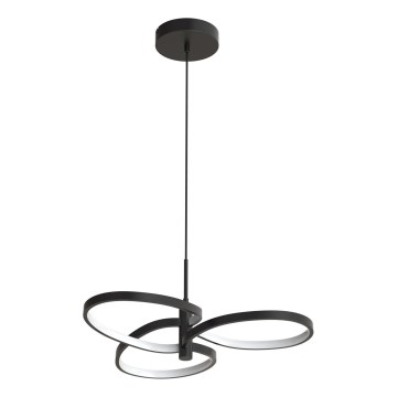 LED-takpendel på vajer RIBBON LED/25W/230V 4000K svart
