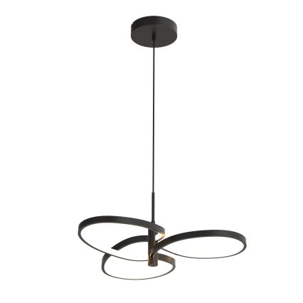 LED-takpendel på vajer RIBBON LED/25W/230V 4000K svart