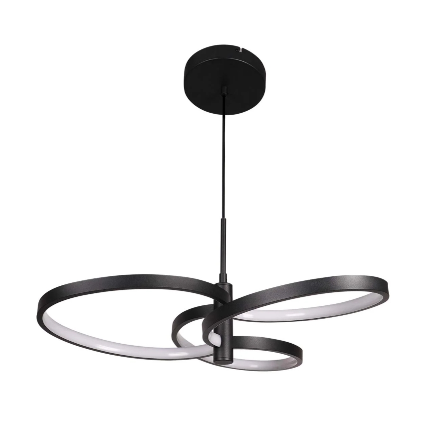 LED-takpendel på vajer RIBBON LED/25W/230V 4000K svart
