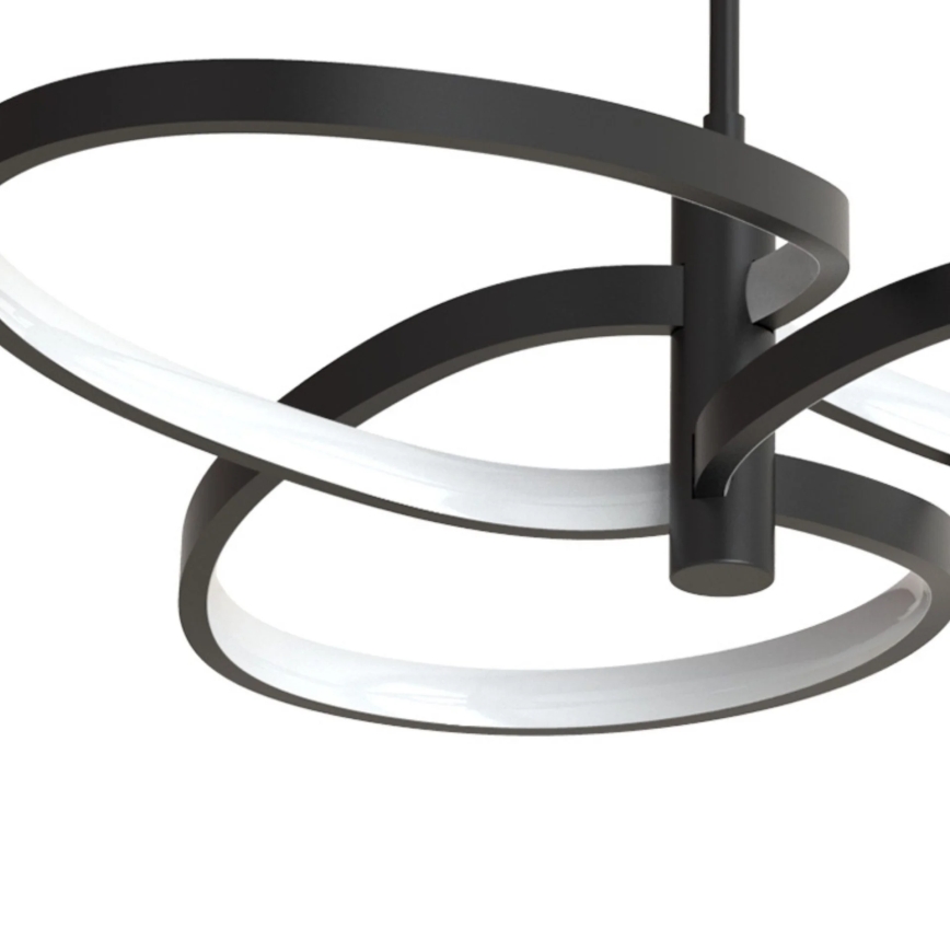 LED-takpendel på vajer RIBBON LED/25W/230V 4000K svart