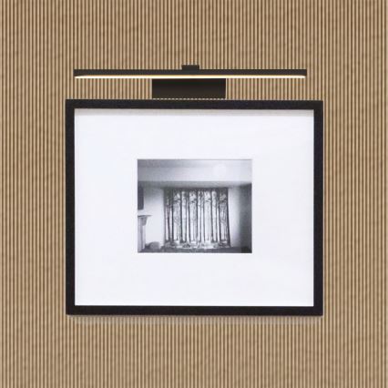 LED tavelbelysning LED/9W/230V 3000K 39 cm svart