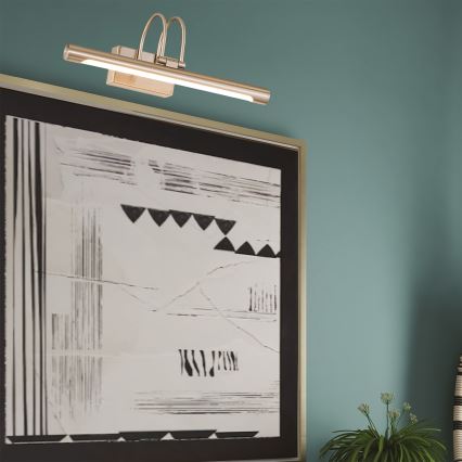 LED tavelbelysning LED/9W/230V 3000K 42 cm matt krom