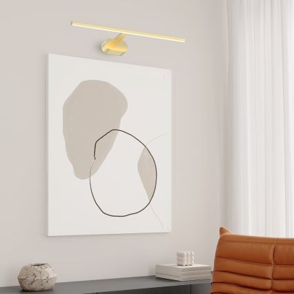 LED tavelbelysning PRADO LED/11W/230V guld