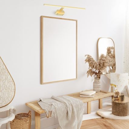 LED tavelbelysning PRADO LED/11W/230V guld