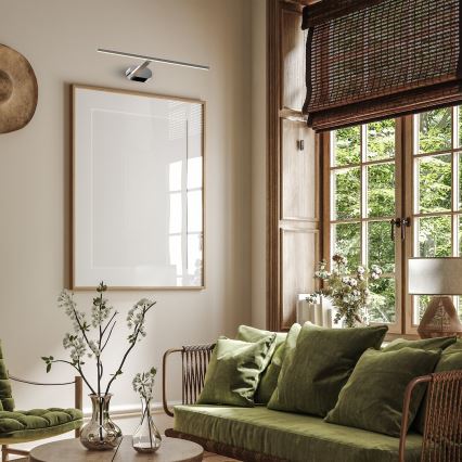 LED tavelbelysning PRADO LED/11W/230V skinande krom