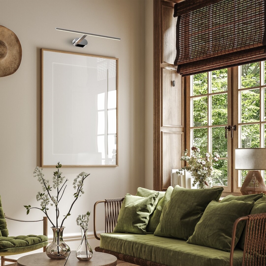 LED tavelbelysning PRADO LED/11W/230V skinande krom