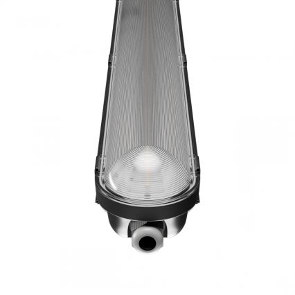 LED teknisk lysrörsarmatur LIMEA GIGANT PRO LED/20/26/33/40W/230V 4000K IK10 IP66 120 cm svart