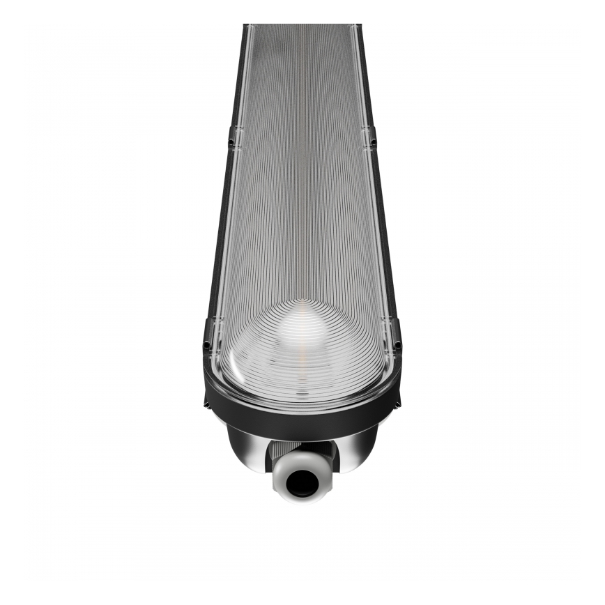 LED teknisk lysrörsarmatur LIMEA GIGANT PRO LED/20/26/33/40W/230V 4000K IK10 IP66 120 cm svart