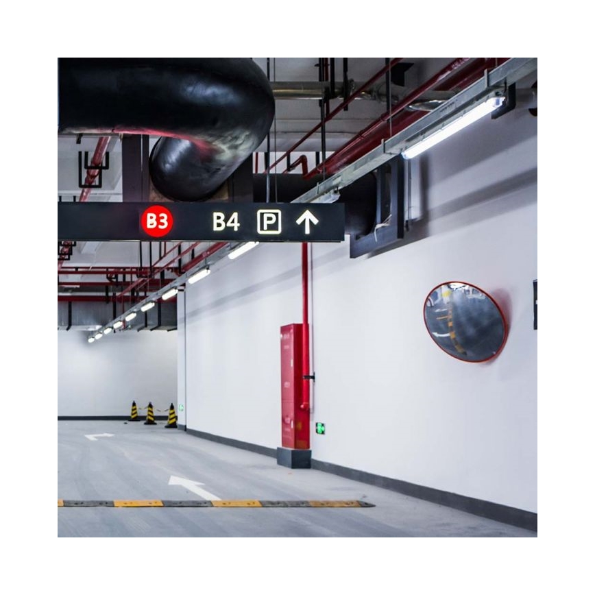 LED-teknisk lysrörsarmatur med nödmodul LED/48W/230V 6500K IP65 2200 mAh 150 cm