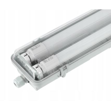 LED teknisk lysrörsarmatur T8 2xG13/10W/230V 6000K 60 cm IP65 vit