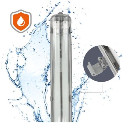 LED teknisk lysrörsarmatur T8 2xG13/18W/230V 5000K IP65 127 cm