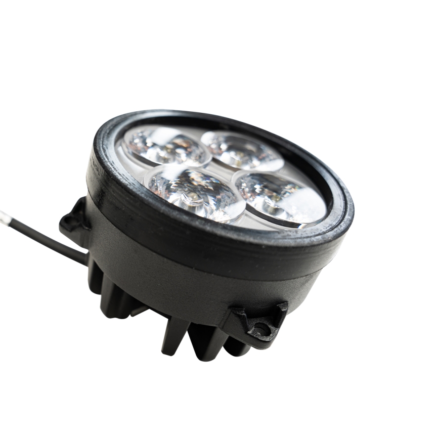 LED Traktor strålkastare BLACK LED/20W/10-30V IP69 5700K rund