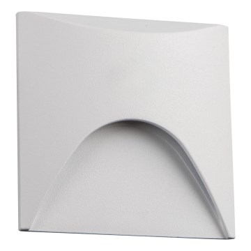 LED trapparmatur EXIN LED/2,5W/230V 3000K IP65 vit fyrkantig