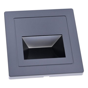 LED trapparmatur LED/3W/230V 3000K svart