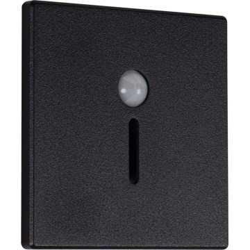 LED-trapparmatur med rörelse- och skymningssensor MAGNIK LED/1,7W/230V 2700/3300/3900/4600/5700K svart kantig