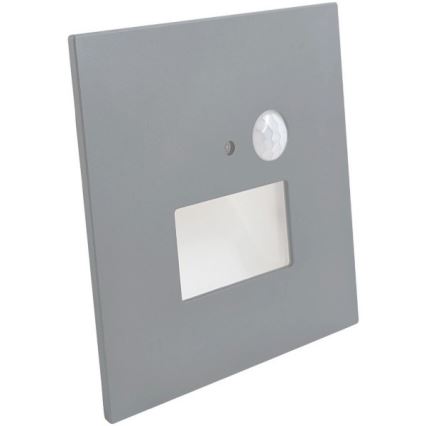 LED-trappbelysning med rörelse- och skymningssensor LED/1,5W/230V 3000/4000/6000K silver