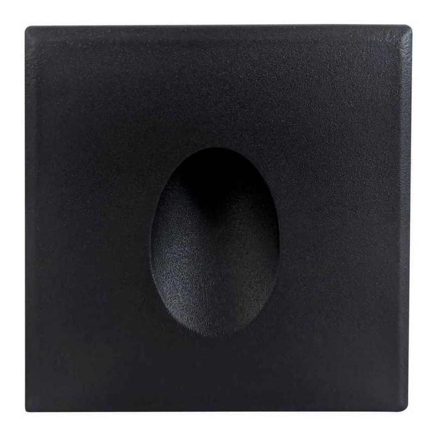 LED trappbelysning för utomhusbruk DECENTLY LED/1,5W/230V 3000/4000/6000K IP44 svart