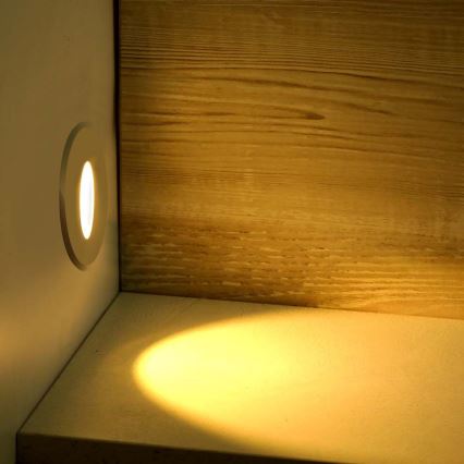 LED trappbelysning LED/3W/230V 3000K vit