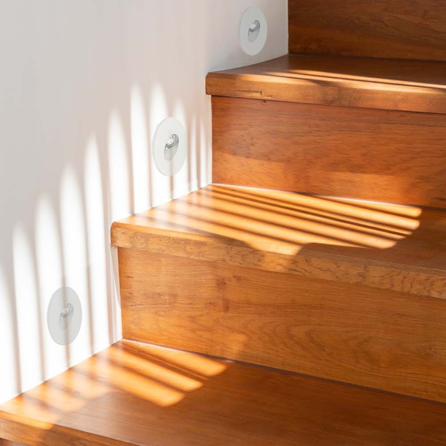 LED trappbelysning LED/3W/230V 4000K vit