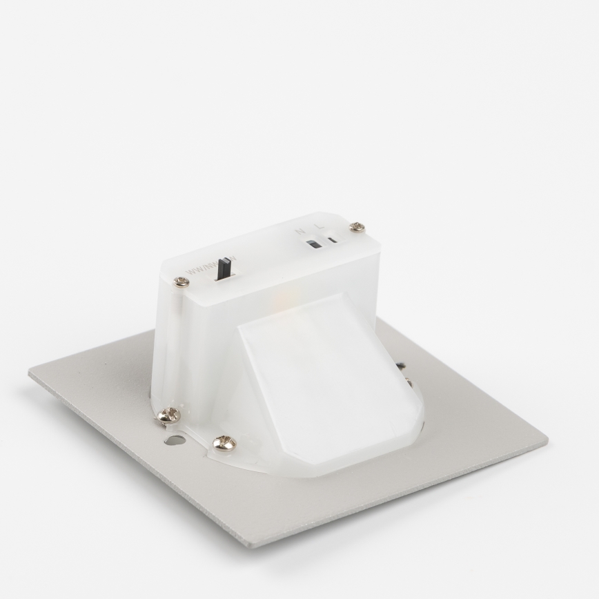 LED trapparmatur med rörelse- och skymningssensor LED/1,5W/230V 3000/4000/6500K silver