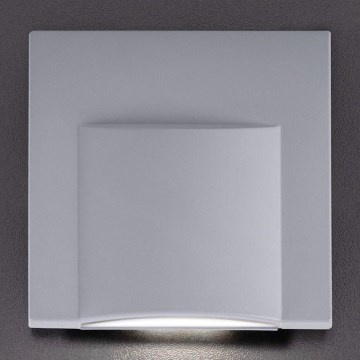 LED trappljus  ERINUS LED/0,8W/12V 3000K grå