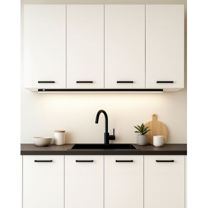 LED underbyggnadsarmatur TUBE LED/18W/230V 120 cm svart