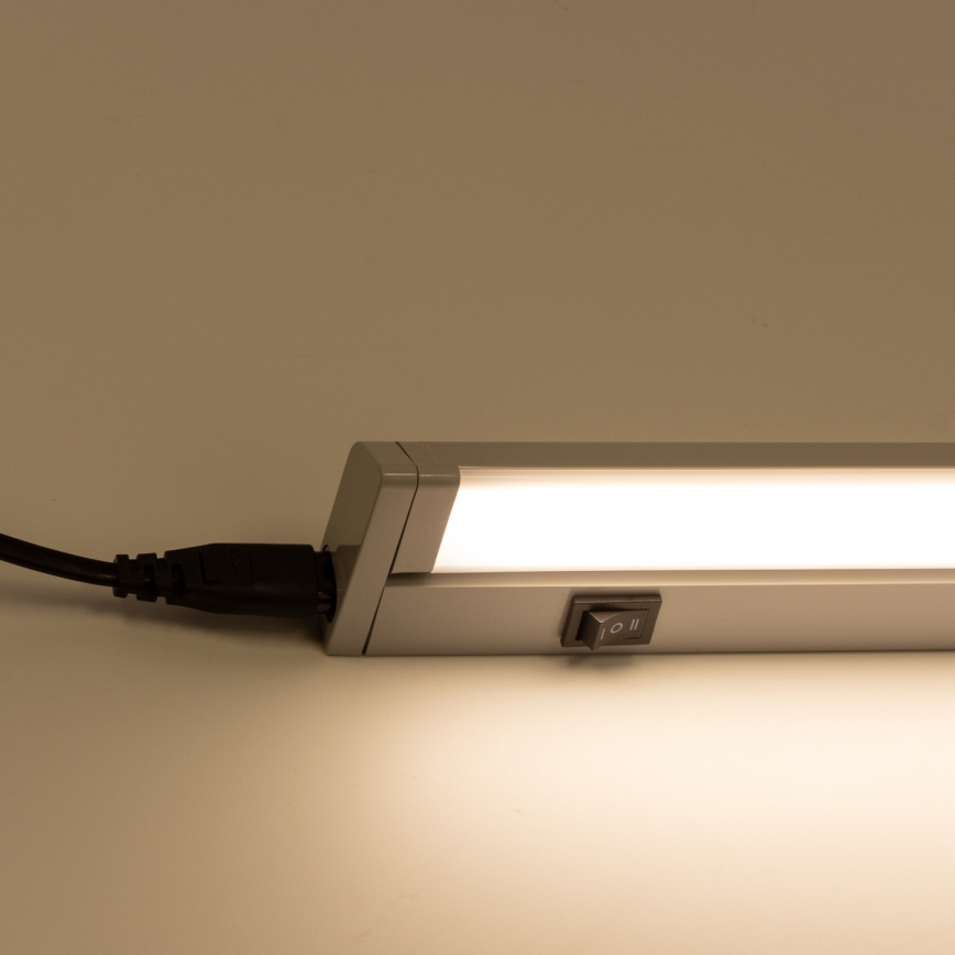 LED underskåpsarmatur LED/7,5W/230V 2700/4000K grå