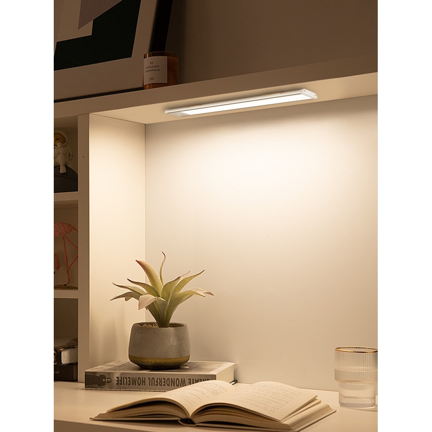 LED underskåpsbelysning CABINET-4 med PIR-sensor LED/1,5W/230V 1100mAh 4000K