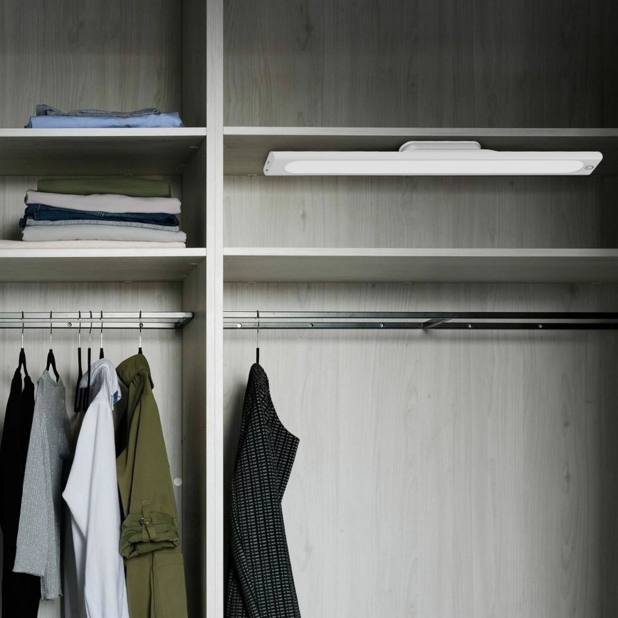 LED Underkabinett beröringsstyrd magnetisk armatur LED/2,5W/5V USB 2700/4000/6500K 1200 mAh 35 cm vit