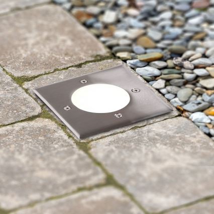 LED uppfartsbelysning MIVO LED/3W/230V 12x12 cm IP67 matt krom