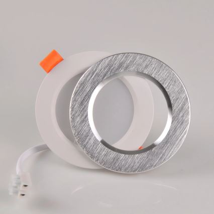 LED upphängd takbelysning ZOE LED/4,8W/230V silver